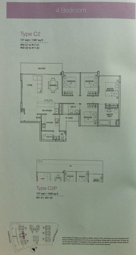 Esparina Floor Plan 4 Bedroom Type C2